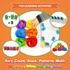 Jumbo Counting Bears with Stacking Cups - Montessori Educational Sorting Rainbow Toys For 3 Year Old Boys and Girls with 48 Preschool Math Manipulatives, Toy Storage and Toddler Games eBook