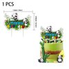 Cartoon Panda Birthday Party Supplies Including Panda Happy Birthday Banner, Cake Toppers, Cupcake Toppers, Balloons, Cute Panda Theme Party Set for Baby Shower Boys Girls Teens Party Decorations