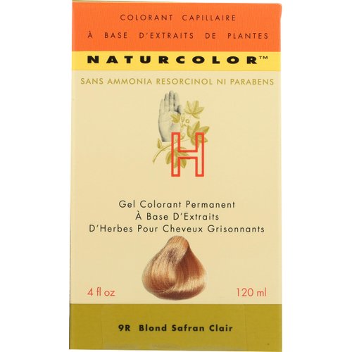 naturcolor Haircolor - Pale Saffron Blonde Hair Dye, 4 Fl Oz (9R)