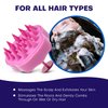 Spornette Scalp Massager Shampoo Brush Pink