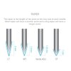 Vertix - Nano Membrane Tattoo Cartridge Needles - Taper Tattoo Needle Cartridge for Tattoo Gun - Permanent Cosmetic Application Microblading and Tattoo Supplies - 1 Liner - 0.25mm (20 Count)