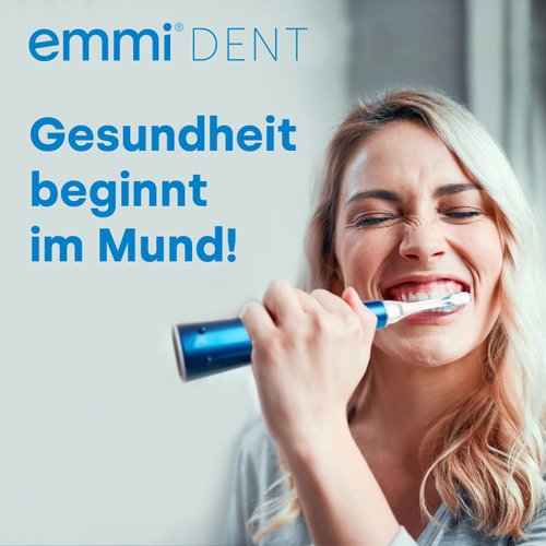 Emmi-dent Metallic/Professional 2-Pin Bristle-Head Attachments - Electric Toothbrush Replacement Heads. Cleans with Ultrasound Waves (Kids 4 Pack)