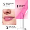 FREEORR Hydrating Lip Glow Oil, Plumping Moisturizing Lip Oil Gloss, Smooth Lip Lines Plump Lip,Transparent Plumping Clear Glossy Tinted Balm Care 0.2Fl oz #Rosewood