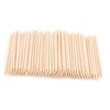 SOUJAP 1200 Pcs 4.5 Inch Orange Sticks for Nails, Wood Cuticle Sticks, Double Sided Wooden Cuticle Pusher Tool for Cuticle Pusher Remover Manicure