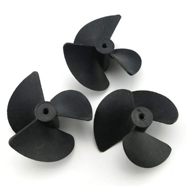 12pcs RC Boat Propellers 3-Vanes Props for 2mm Motor Shaft RC Model Ship (CW)