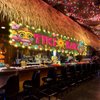 OuMuaMua Hawaiian Tiki Party Decorations, Luau Tiki Decorations Banner, Tiki Bar Sign with Lights for Summer Aloha Moana Hawaii Luau Party Decorations, Tropical Birthday Beach Pool Party Supplies