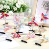 Luinabio 30 Pcs Colorful Windmill Hair Clips Sparkly Pinwheel Hair Clips Sequin Windmill Hairpins Favor Gift Hair Barrettes Pinwheel Hair Clips Hair Mini Clips for Christmas Rave Party