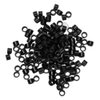 1000pcs Micro Rings Links Beads, Aluminum Micro Links Rings Beads Screw Micro Rings Hair Extension Tool for Hair Extensions Without Trace (black)