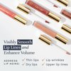 City Beauty City Lips Plumping Lip Gloss Pink Nude - High-Shine Gloss for Fuller, Younger-Looking Lips | Hydrating & Smoothing Lip Treatment Hyaluronic Acid