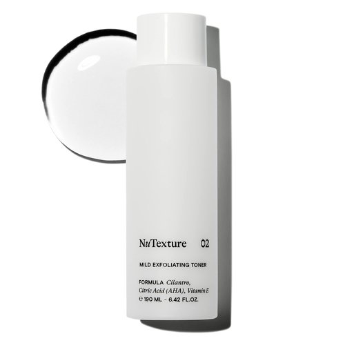 NuTexture Mild exfoliating toner - Daily hydrating face exfoliant & clarifying treatment ,resurfaces skin by gently removing dead skin cells