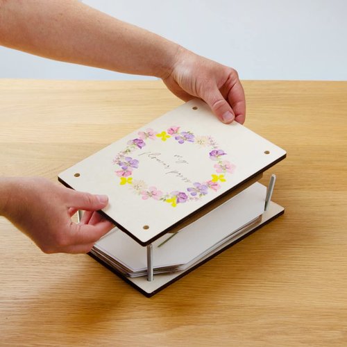 Talking Tables Wooden Flower Press Kit for Art and Crafts Supplies or Card Decorations | Preserve...