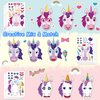 Aowplc Unicorn Stickers 42 Sheets Make Your Own Unicorn Stickers Fantasy Kids Unicorn Party Favors Supplies