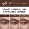 LAMEL INSTA Micro Brow Pencil - Ultra-Fine, Waterproof, Easy-to-Use, Precision, Long-Lasting, Smudge-Proof Formula for Defined Brows - 0.12g (0.004oz)
