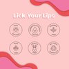 Watermelon Tinted Lip Balm and Strawberry Sugar Lip Scrub Stick Duo by Lick Your Lips - for Lip Repair, Deep Hydration, and a Soft, Radiant Pout