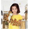 DolliBu Giraffe Plush Hand Puppet For Kids - Soft Plush Stuffed Animal Hand Puppet Toy for Puppet Show Games & Puppet Theaters for Kids, Adult Cute Puppets Educational Toy to Teach Children & Toddlers