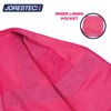 JORESTECH High Visibility Safety Vest with Reflective Strips and Velcro (Pink)