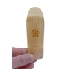 Wooden Fingerboard Carlsbad Cruiser Deck, The Classic - 34mm x 100mm - Handmade, Pro Shape & Size - Five Plies Wood Veneer - Includes Prolific Foam Tape - Teak Tuning