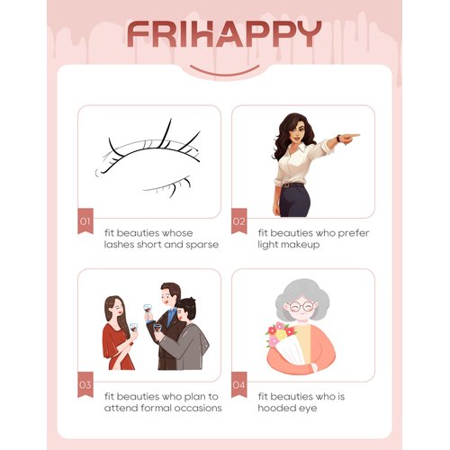 Lashes Eyelashes Lashes Wispy False Eyelashes Natural Eyelashes Mink Lashes, Frihappy Lashes 5 Pairs Frihappy RS39-Sun flower