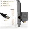 EDUP Gigabit Ethernet PCI Express PCI-E Network Card 10/100/1000Mbps RJ45 LAN Adapter Converter for Desktop PC