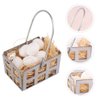 Kisangel 1 Set Mini Eggs Basket Miniature Dollhouse Food 1: 12 Scale Dollhouse Accessories Fairy Garden Accessories Micro Landscape Ornaments