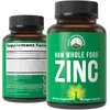 Peak Performance Vegan Zinc Supplement with Vitamin C. Zinc Supplements Zinc 30mg Capsules, Pills, Tablets, Vitamins for Adults Both Men and Women