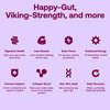 Happy Viking Berry Parfait Protein + Superfoods Powder, Created by Venus Williams, 30G Protein, Low Carb, Keto, Vegan, Gluten-Free, Non-GMO, Complete Meal Replacement, 1 Bag