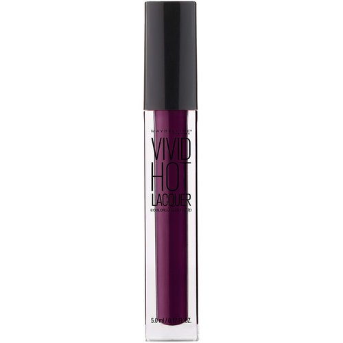Maybelline Color Sensational Vivid Hot Lacquer Lip Gloss, Obsessed, 0.17 fl. oz.