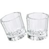 fiezkaa 2pcs Nail Dappen Dish Clear Monomer Liquid Cup, Dampen Dish for Acrylic Nails, Manicure Glass Bowl