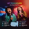 myFirst Voice 2 - Kids Mini Karaoke Machine with Wireless Microphone and Ai Voice Changer for Kids, Portable Bluetooth Speaker, Christmas Toys Gifts for Girls and Boy 3-12 Years Old (Blue)