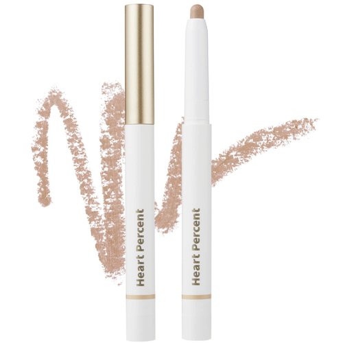 Heart Percent Dote On Mood Lip Pencil, Long-Lasting Creamy Lip Crayon Smooth Color Liner Retractable Lipstick Pencil 0.8g, #03. Oat Beige