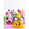 JOYIN 12 Sets Party Hats for Kids Birthday Party Games Craft Activities, Cute Animal Theme Birthday Hats Activity Kits with Stickers for Kids Holiday Party Favors