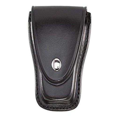 Aker Leather 501 Handcuff Case, Black, Plain, Fits Most Standard Chain Handcuffs