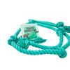 Tumbo Tough Tug Rope Dog Toy - (5 ft Long Strong and Durable Rope Pull Toy with Handle) TUG of WAR Dog Toy (Bahama Blue)