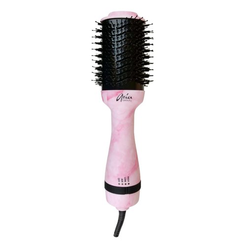 Aria Beauty Blow Dry Brush - Blow Dryer with Adjustable Heat and Speed Settings - Dual-Bristle De...