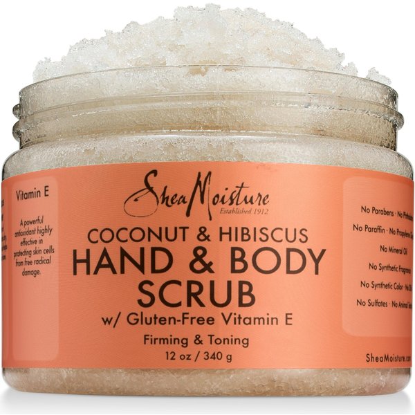 Shea Moisture Sheamoisture Coconut & Hibiscus Hand & Body Scrub, 12 Oz