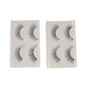 4 Pairs Synthetic Fibers False Eyelashes, Volume Long Lashes Extension Makeup Eyelashes, Easy to Apply