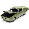 1972 Pontiac Firebird Formula Springfield Green Metallic Classic Gold Collection Series Limited Edition to 9454 Pieces Worldwide 1/64 Diecast Model Car by Johnny Lightning JLCG026-JLSP164A