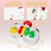 FANELEQU Mushroom Game Controller Early Learning Education Toy, Baby Musical Toys with Sounds & Lights, Toddler Montessori Sensory Learning Toys, Infant Gift for Boys Girls