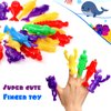 Sotiff 24 Pieces Finger Slingshot Ocean Theme Toys Ornament Slingshot Marine Life Fingers Stretchy Funny Rubber, Simulation Animals for Flying Games and Party Favors