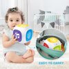 Toys for 1+ Year Old Boy Girl, Bilingual Learning Cube with Music & Light, Early Learning Musical Baby Toys 12-18 Month, Educational Toy for Toddler Age 1-2, Christmas Birthday Gifts for Kids Aged 1+