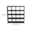 Home Decor Doll House Furniture Miniature Wooden Storage Rack 16 Grid Display Shelf Model Wooden Mini Doll House Furniture Accessories Decoration 1: 12 Storage Rack Locker Shelf