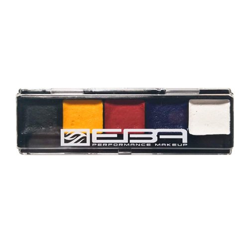 European Body Art Encore SLIM Alcohol Palette - SFX PRIME Edition, 5 Color Alcohol Activated Makeup Palette