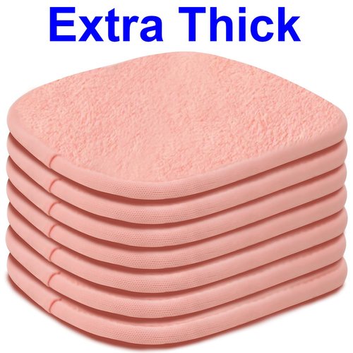 10 pack MakeUp Eraser Reusable Make Up Remover Eraser even Waterproof Make Up in Seconds Just With Water Chemical Free Eyeliner Lipstick Foundation Powder Highlighter Eyebrown (10 Pack)