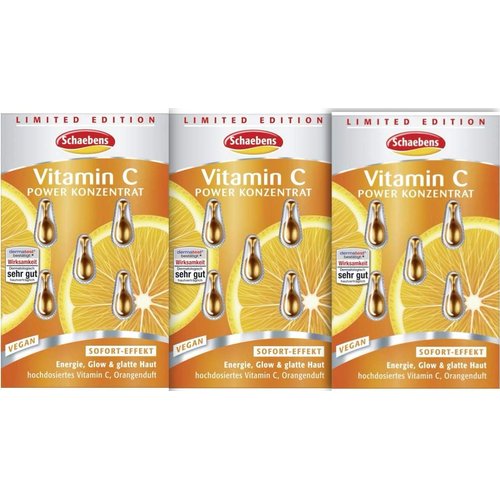 Schaebens Vitamin C Power Concentrate with Instant effect/Treatment Serum / 15 Capsules