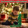 Funwares Wooden Blocks Stacking Game, Tumbling Tower and Balance Game, Family & Party Fun, Game for Kids and Adults, Ages 6+, Santa’s Christmas Tree Stack-Up, Christmas Tree Wood Blocks Stacking Game