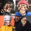 Ice Hockey Temporary Tattoos Birthday Party Supplies Decorations 96PCS Tattoos Stickers Hockey Fans Sport Winter Cute Party Favors Kids Boys Girls Gifts Classroom School Prizes Themed