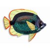 Handpainted L-A Tropical Fish Replica Wall Mount Decor Plaque 6" (Set Of 6)