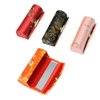 yueton 4 Pack Chinese Style Brocade Lipstick Case Unique Woven Satin Lipstick Holder Lipstick Box with Mirror for Women, Random Colors