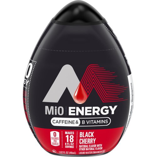 Mio Energy Liquid Water Enhancer, Black Cherry, 1.62 OZ, 3-Pack