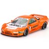 NSX Kaido Racing V1 Orange with White Hood (Designed by Jun Imai) Kaido House Special 1/64 Diecast Model Car by Mini GT KHMG119